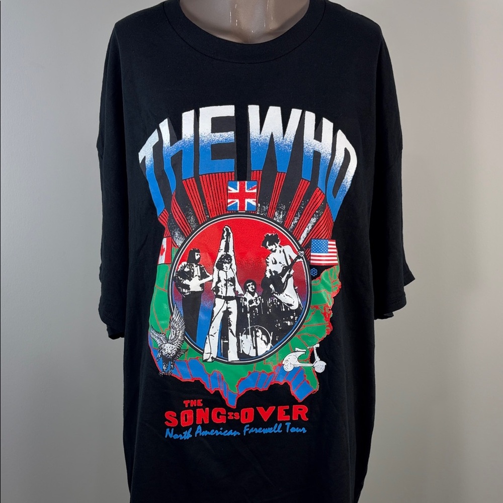 The Who Black Graphic Tee NWOT